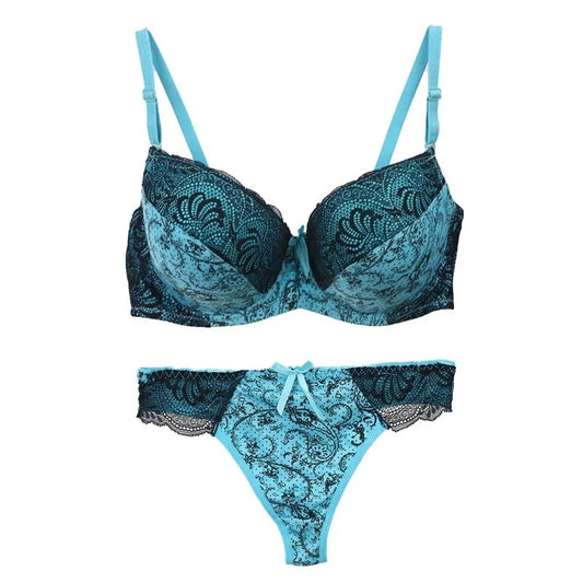 Nieuwe Sexy Bh-Set voor Vrouwen – Plus Size Lingerie met Kant en Borduursel
